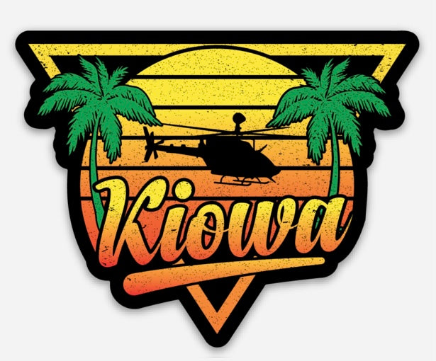 Aircrew Never Ending Kiowa Sticker