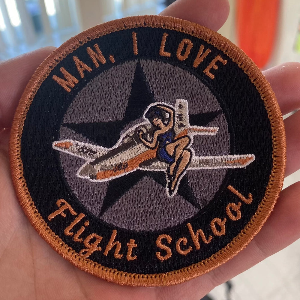 Man I Love Flight School T-6 Patch
