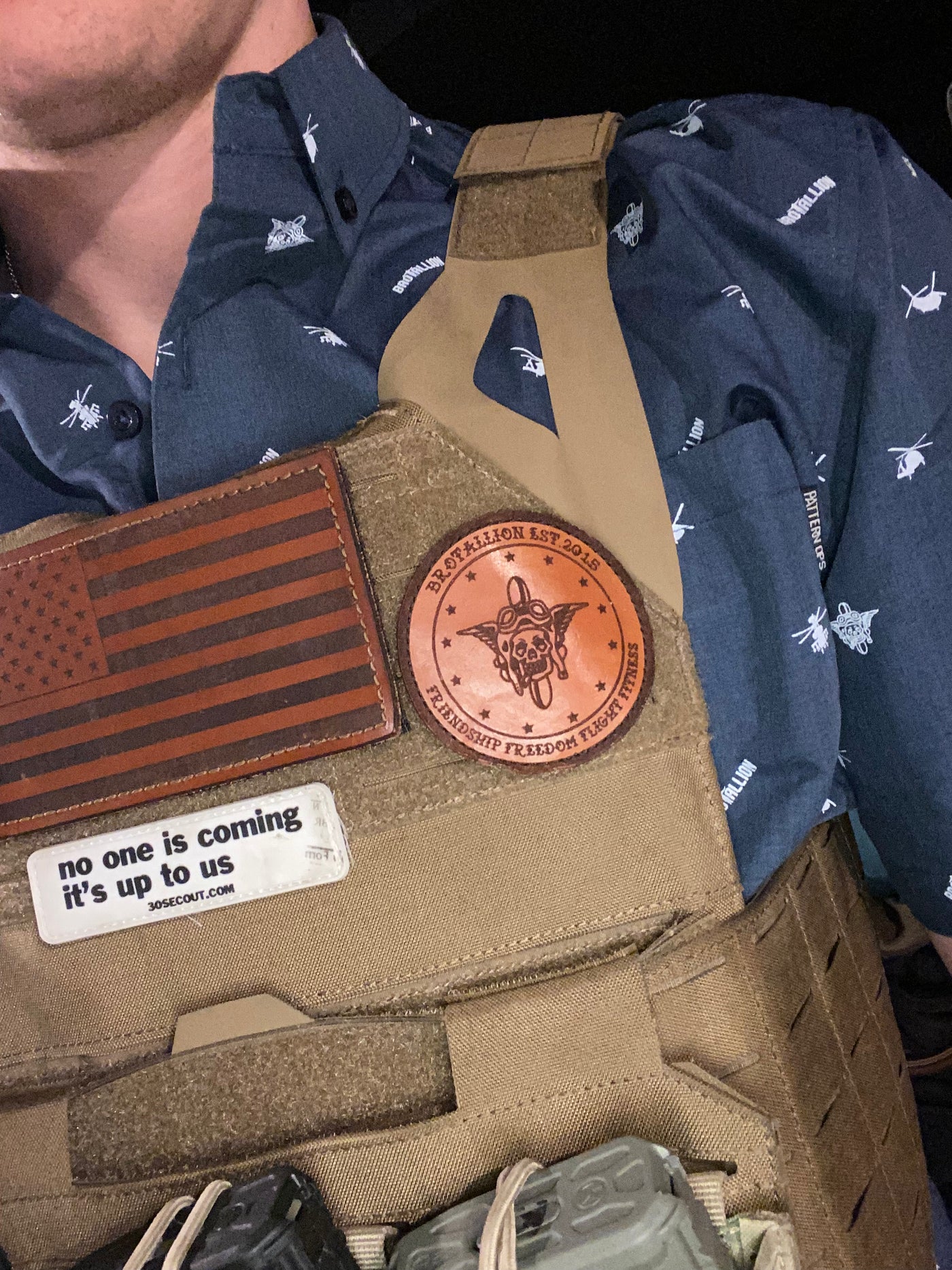 Brotallion Pattern Ops Airframe Button Up