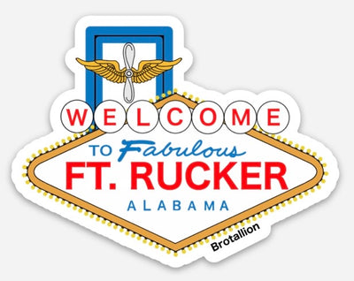 Fabulous Fort Rucker Sticker