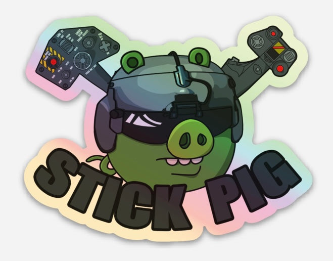 Stick Pig Sticker