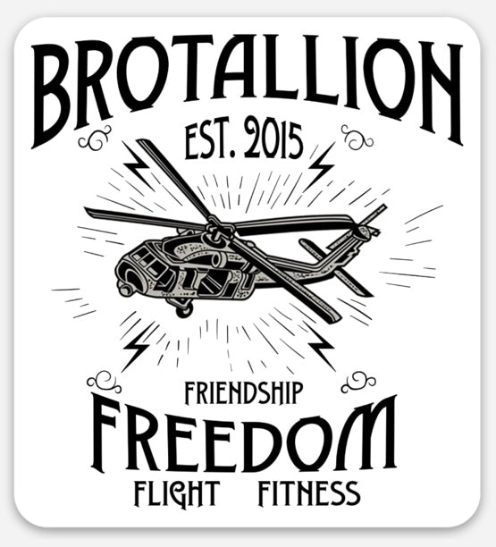 Brotallion Made Sticker