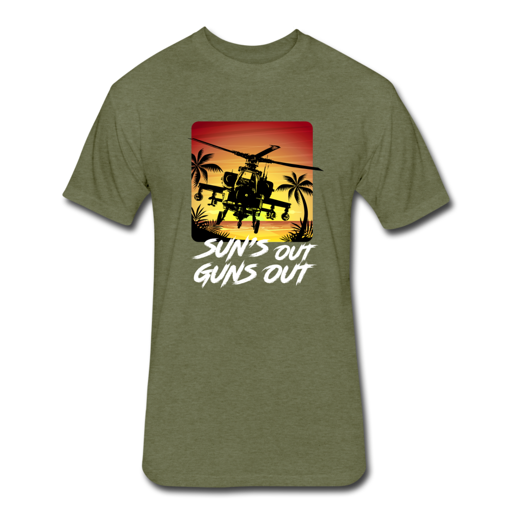 Sun's Guns T-Shirt | Helicopter Apparel | Aviation T Shirts – Brotallion LLC