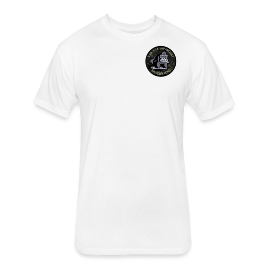 Fitted Cotton/Poly T-Shirt by Next Level - white